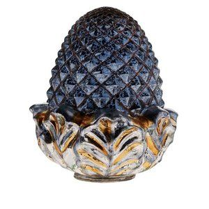 Alison Cork Illuminated Glass Pinecone with 6-Hour Timer